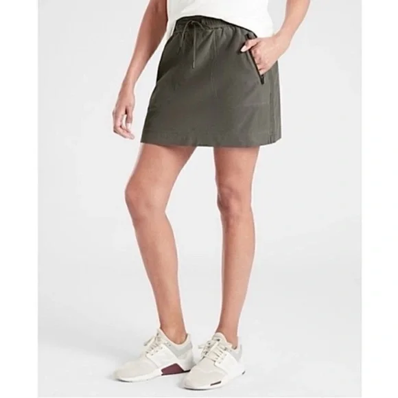 Athleta Farallon Charcoal Gray Mini Skirt Women’s Size 0 - Picture 12 of 12